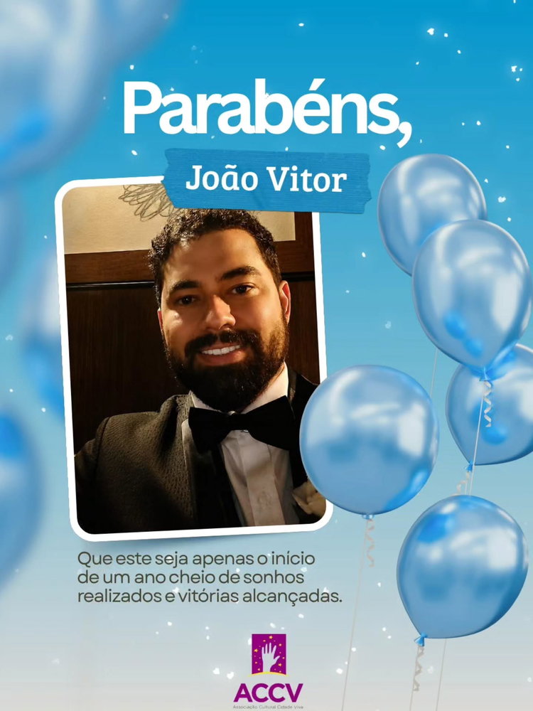 Hoje é um dia especial para a ACCV.